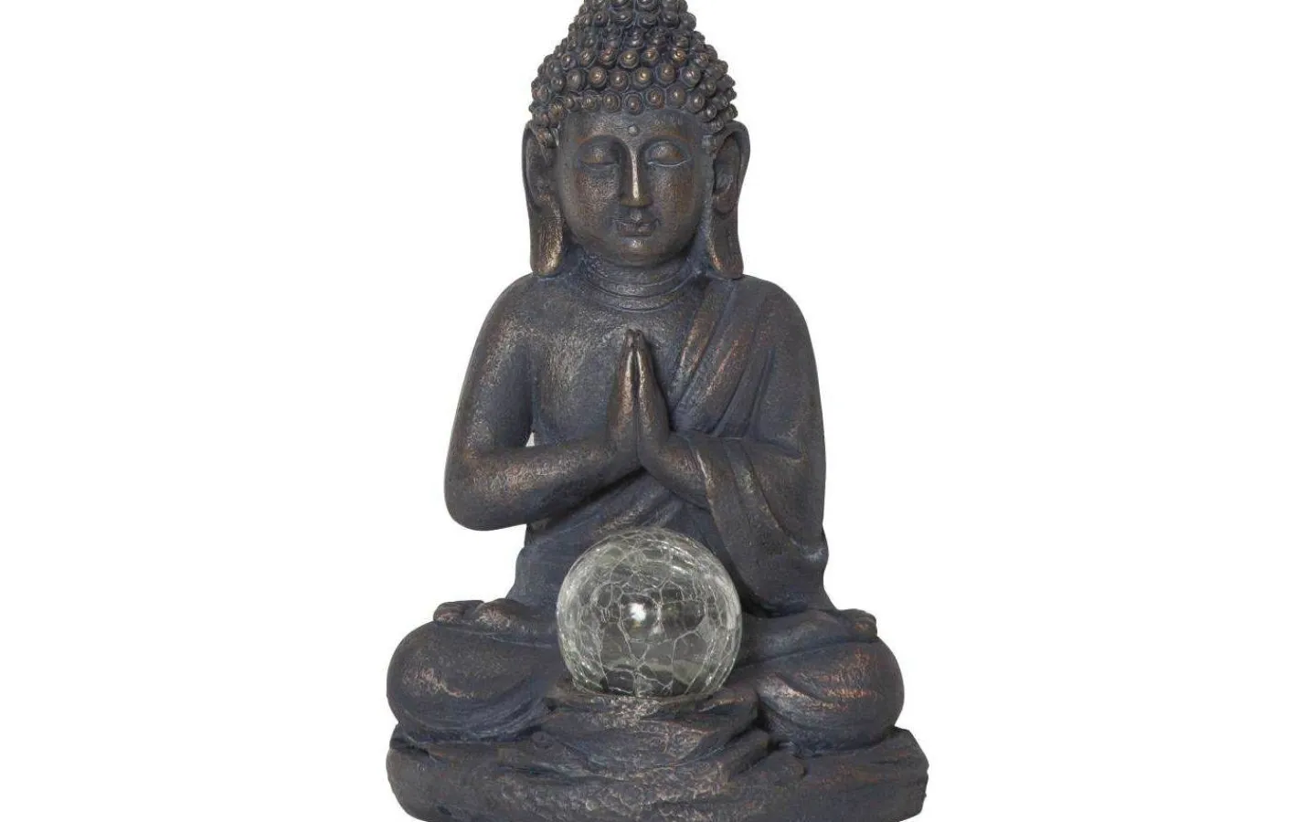 Solcellslampor Dekoration|Visa Alla Solcellslampor<Star Trading Buddha Solcellslampa 27cm