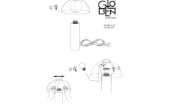 Globen Lighting Buddy Bordslampa 36cm Grön* Bordslampor