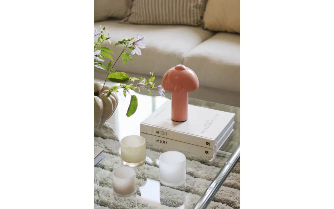 Buddy Portabel Bordslampa 25cm Blush IP44