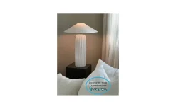 Vardagsrum|Sovrum<Hallbergs Bullet Lampfot 58cm Vit