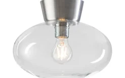 Bullo Plafond 27cm Aluminium/Klar