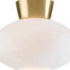 Belid Bullo Plafond 27cm Mässing/Opal* Badrum|Hall & Trappa