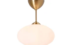 Badrum|Hall & Trappa<Belid Bullo Taklampa Mässing/Opal