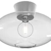 Bullo XL Plafond 38cm Aluminium/Klar