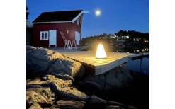 Buoy Uppladdningsbar Golvlampa 36cm LED 4W 3000K Grå IP44