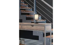 Trio Lighting Burton Bordslampa E14 mattsvart* Bordslampor