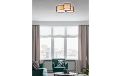 Trio Lighting Burton Plafond 3-delad E27 mattsvart* Plafonder