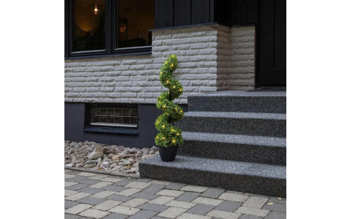 Star Trading Buxbom Dekorationsträd 90cm Grön IP44* Dekorationsträd