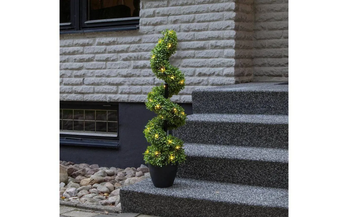 Star Trading Buxbom Dekorationsträd 90cm Grön IP44* Dekorationsträd