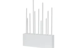 Buzz Adventsljusstake 43cm Vit