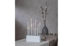 Buzz Adventsljusstake 43cm Vit