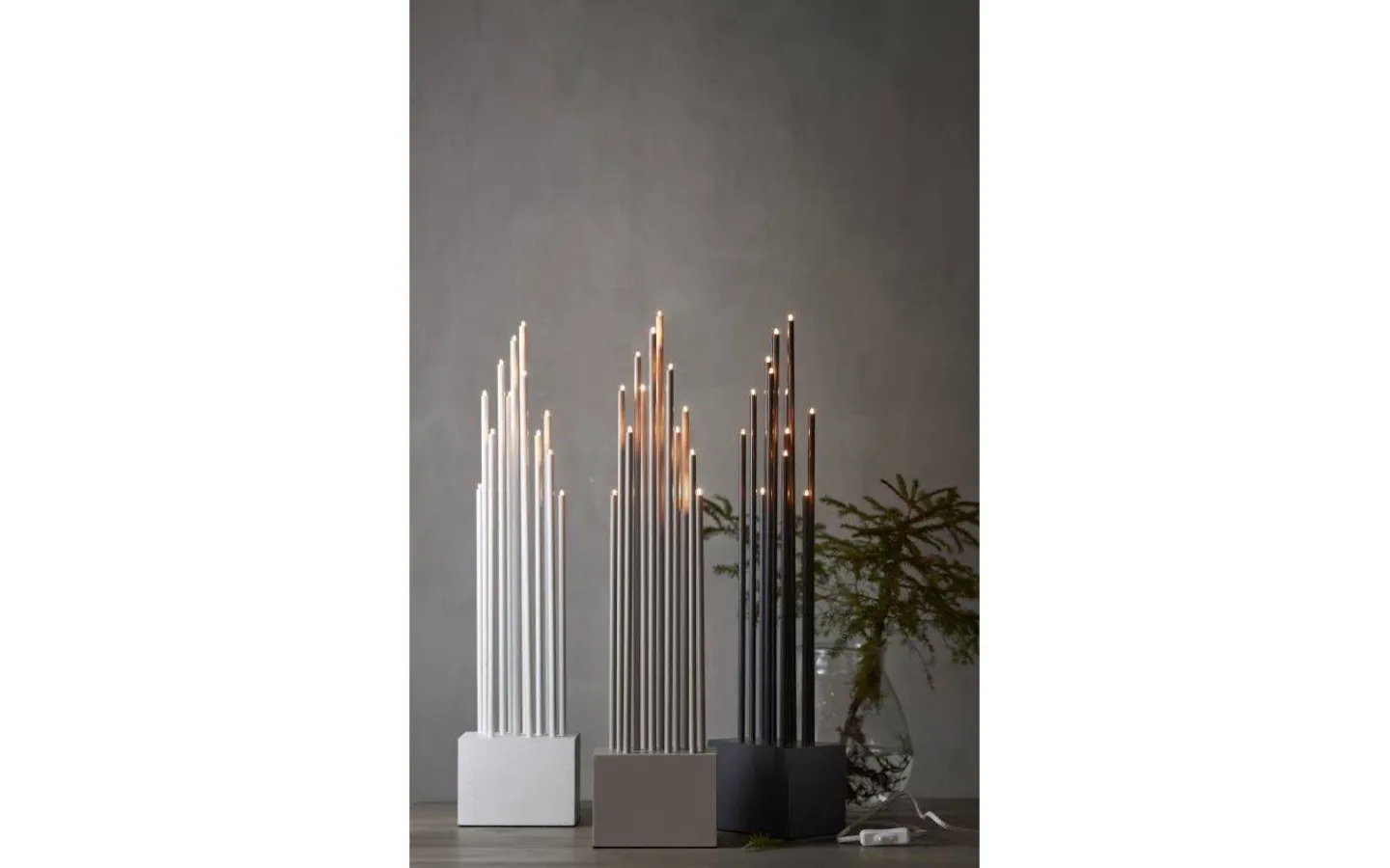 Star Trading Buzz Adventsljusstake 65,5cm Vit* Visa Alla Adventsljusstakar|Adventsljusstakar 61-120 Cm