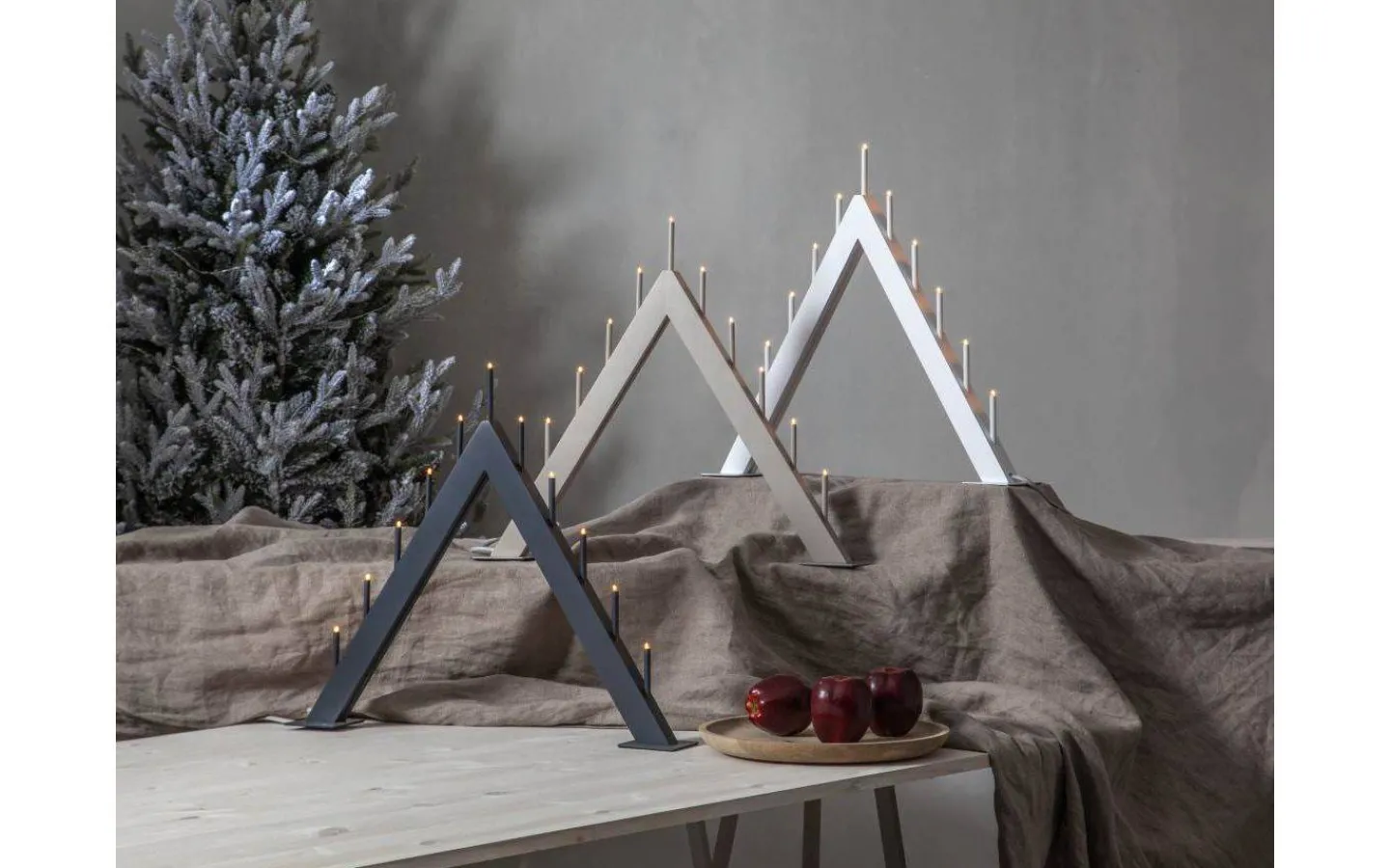 Visa Alla Adventsljusstakar|Adventsljusstakar 31-60 Cm<Star Trading Buzz Adventsljusstake 50cm Grafit