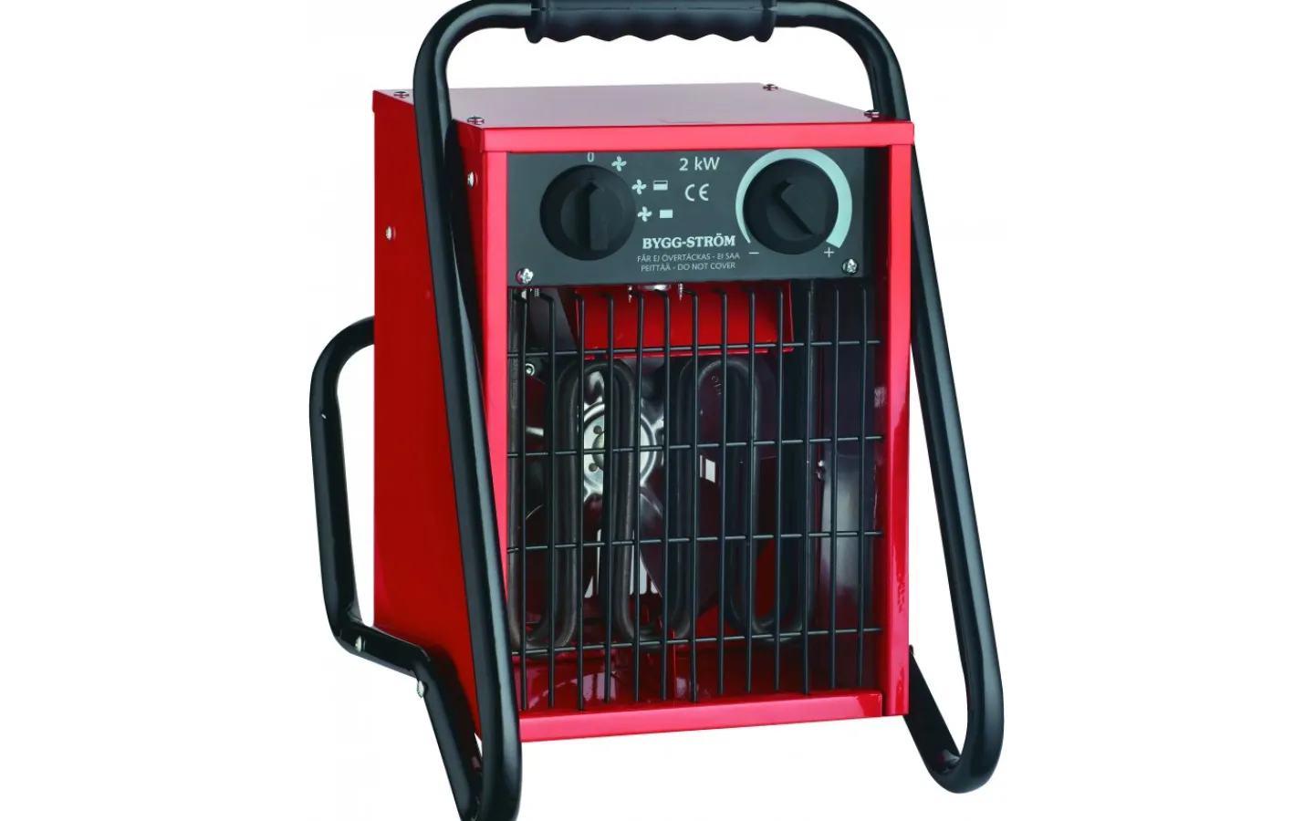 Värme- & Takfläktar,Eltempr<Malmbergs Byggfläkt, 2kW, 230V, Röd, IP44