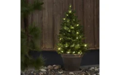 Konstgranar Med Led|Batteri Julpynt Utomhus<Star Trading Byske Konstgran LED 90cm