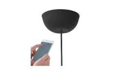 Casambi|Takkoppar & Byglar<CableCup Atmos Takkopp med Dimmer Svart 16cm