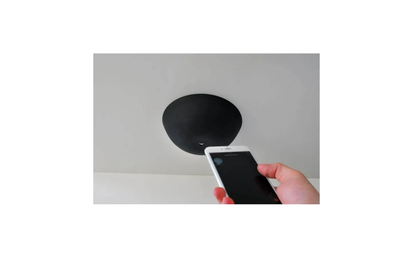 Casambi|Takkoppar & Byglar<CableCup Atmos Takkopp med Dimmer Svart 16cm