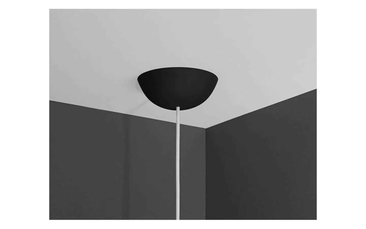 CableCup Classic Takkopp Svart 16cm* Takkoppar & Byglar