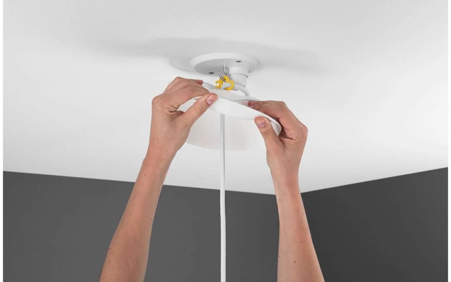 CableCup Nano Takkopp Vit 9cm* Takkoppar & Byglar