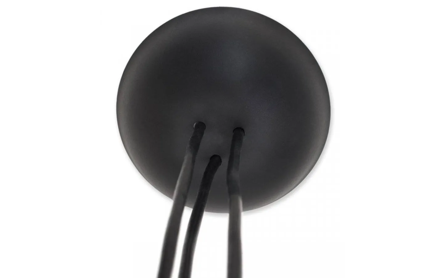 Takkoppar & Byglar<CableCup Trio Takupphäng Svart 14cm