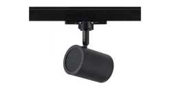 Skensystem<Rendl Cadenza 1-fas Spotlight GU10 Svart