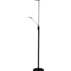 Cadiz Golvlampa 186cm LED 28W+5W 3000K Svart/Stål
