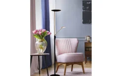 Aneta Cadiz Golvlampa 186cm LED 28W+5W 3000K Svart/Mässing* Uplight|Golvläslampor