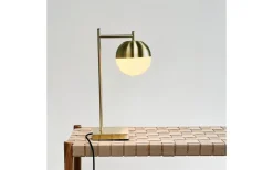 Caen Bordslampa 45cm Opal/Mässing