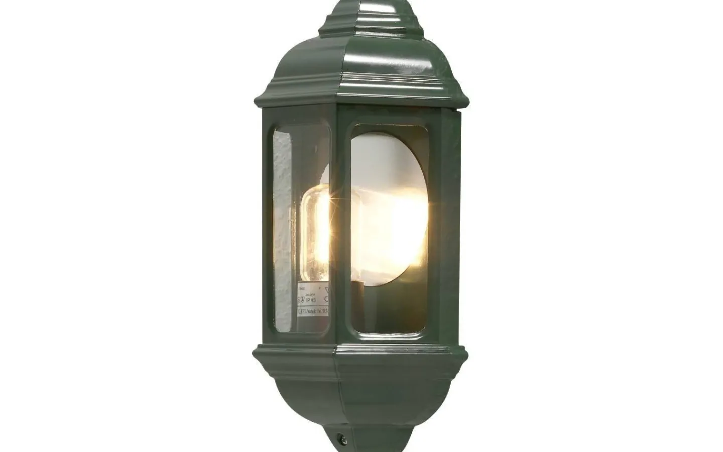 Vägglyktor<Konstsmide Cagliari Vägglampa Grön IP43