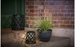 Calabria Solcellslampa 28cm Svart