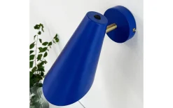 Läslampor<Dyberg Larsen Cale Vägglampa Blå