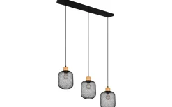Avlånga Taklampor<Reality Calimero Takpendel 3-delad E27 mattsvart