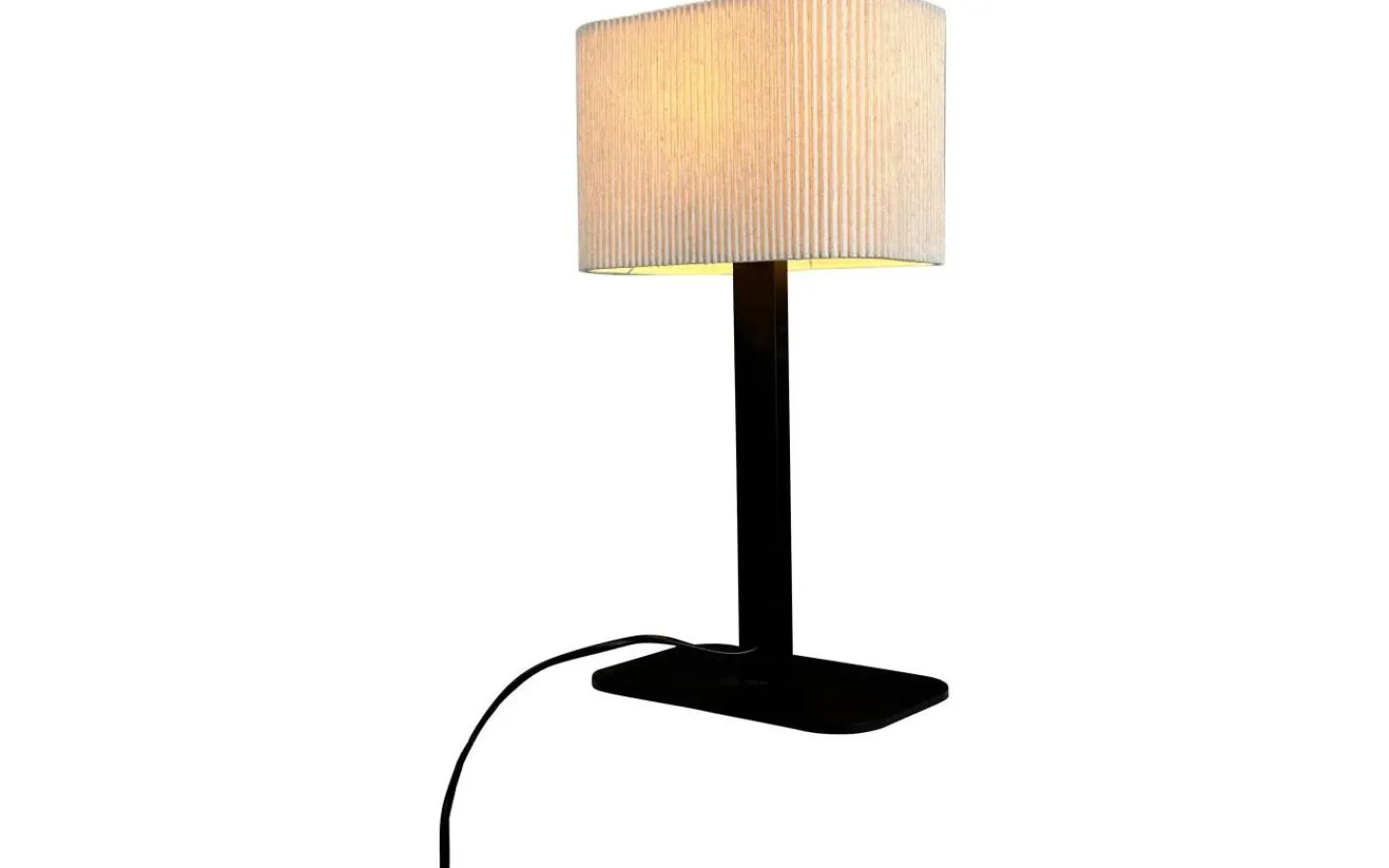 Dyberg Larsen Calix Oval Bordslampa 39cm Svart* Bordslampor