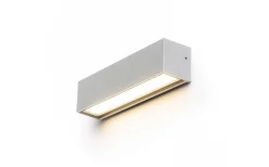 Rendl Camargue Vägglampa LED 3000K 6W Silver IP65* Upp Eller Nedljus Lampor
