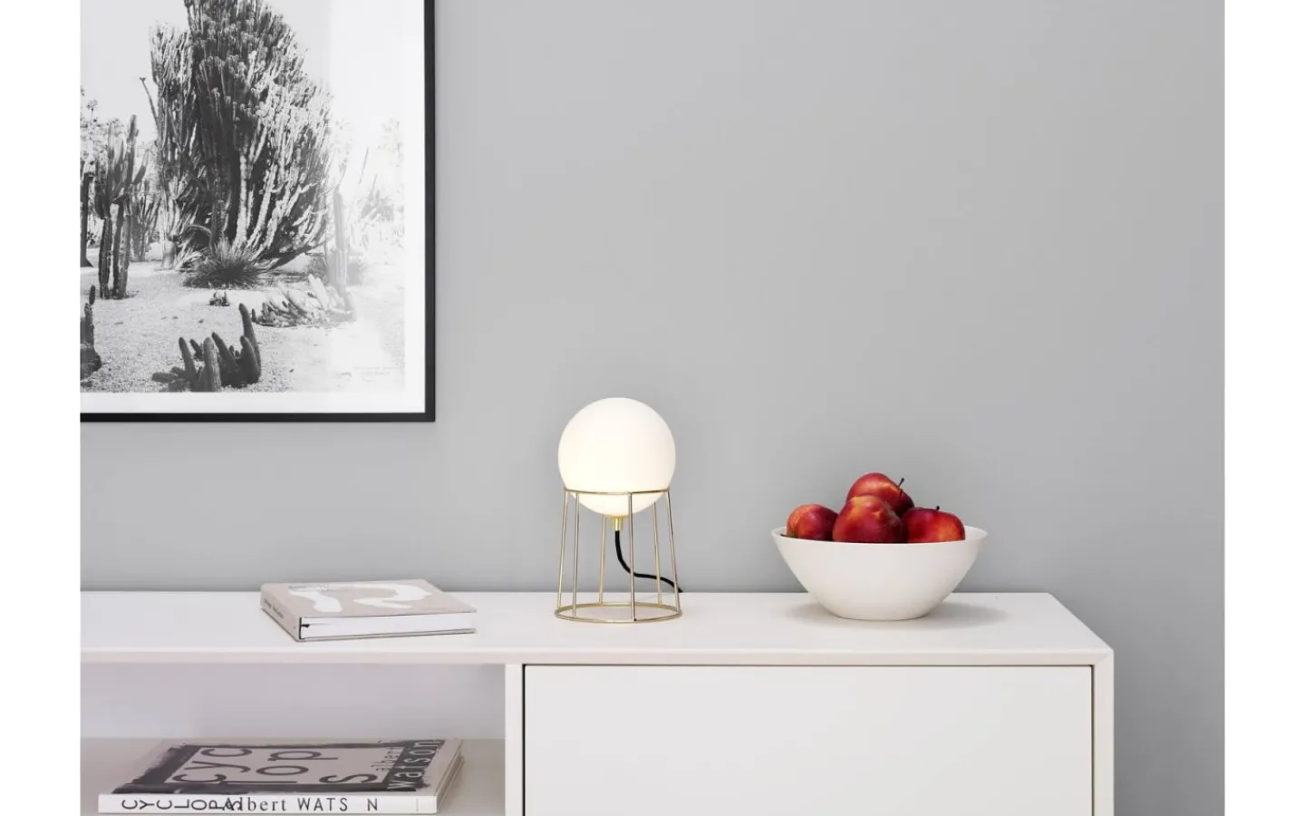 Cottex Campus Opal Bordslampa 26cm Mässing* Vardagsrum|Bordslampor