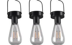 Reality Campus solcellslampa 3 st mattsvart skymningssensor IP44* Solcellslampor Dekoration|Visa Alla Solcellslampor