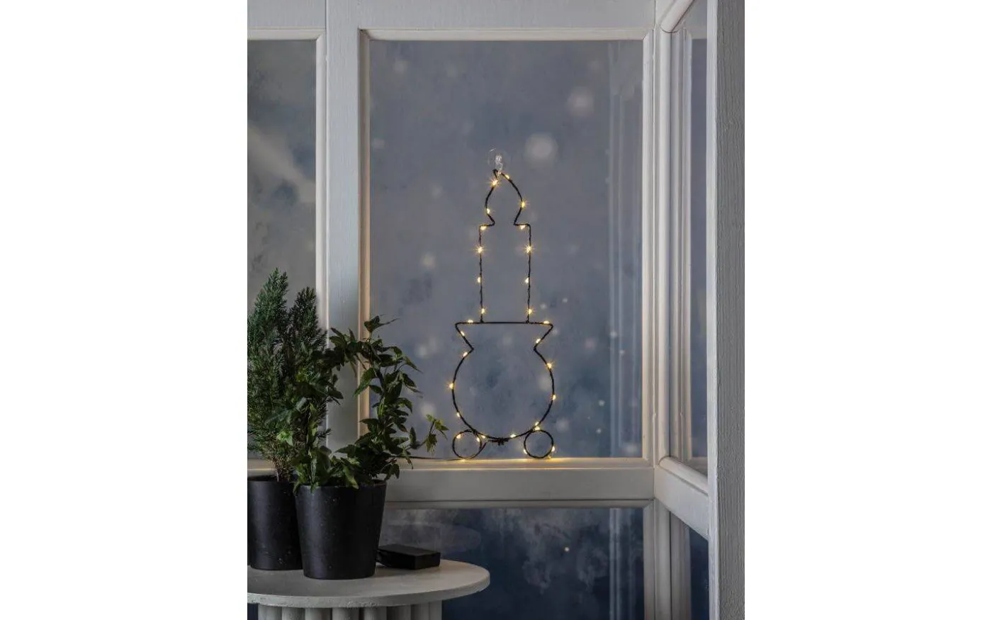 Candly Batteridriven Siluett 41cm Svart