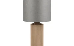 Trio Lighting Canio Bordslampa 27cm E27 trä/grå* Bordslampor