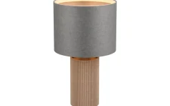 Trio Lighting Canio Bordslampa 27cm E27 trä/grå* Bordslampor