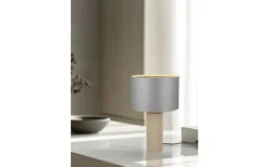 Trio Lighting Canio Bordslampa 48cm E27 trä/grå* Bordslampor