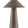 Uppladdningsbara Lampor Utomhus|Uppladdningsbara Lampor Utomhus<Globen Lighting Cannes Portabel Bordslampa 26cm Brun IP44