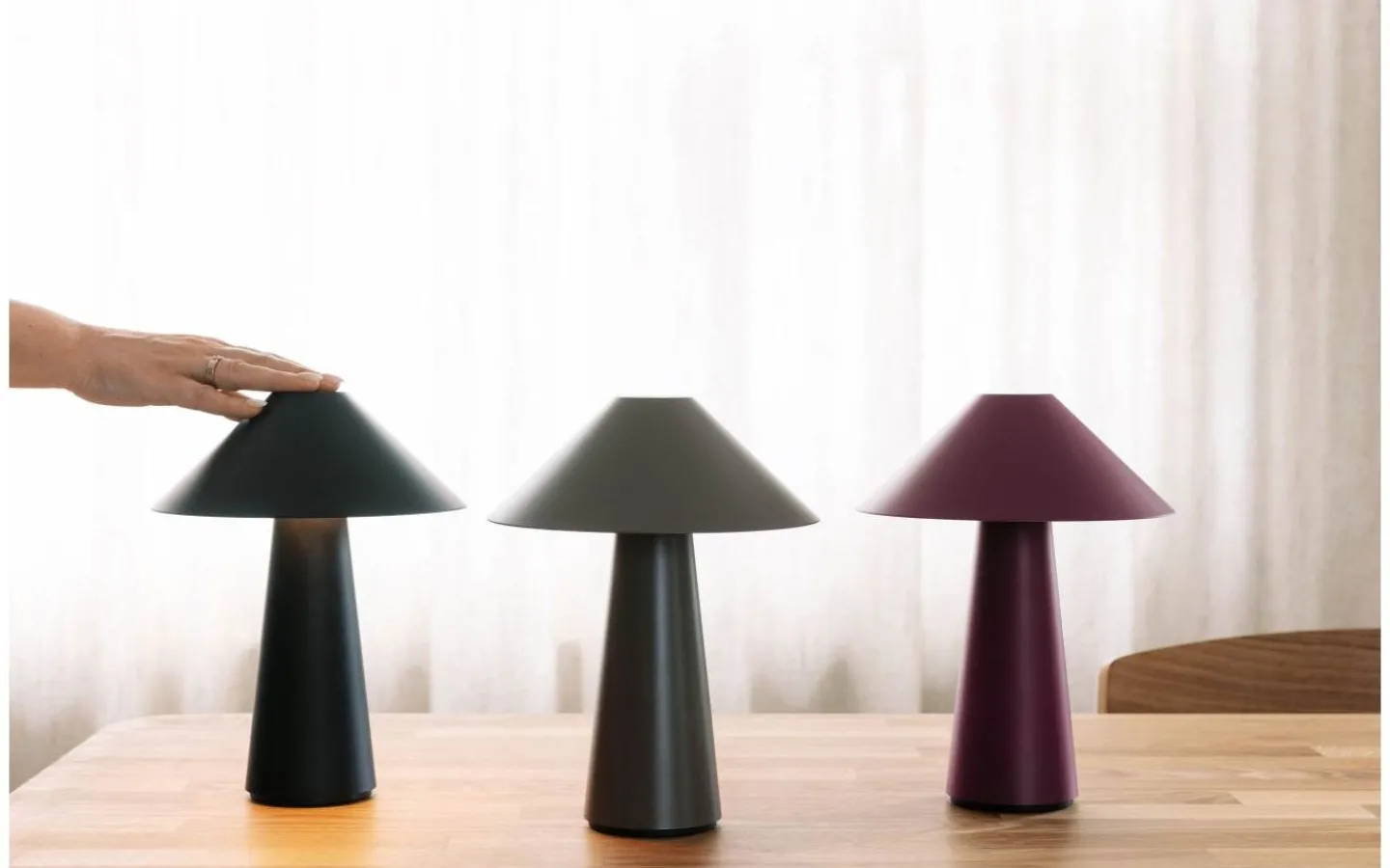 Uppladdningsbara Lampor Utomhus|Uppladdningsbara Lampor Utomhus<Globen Lighting Cannes Portabel Bordslampa 26cm Brun IP44