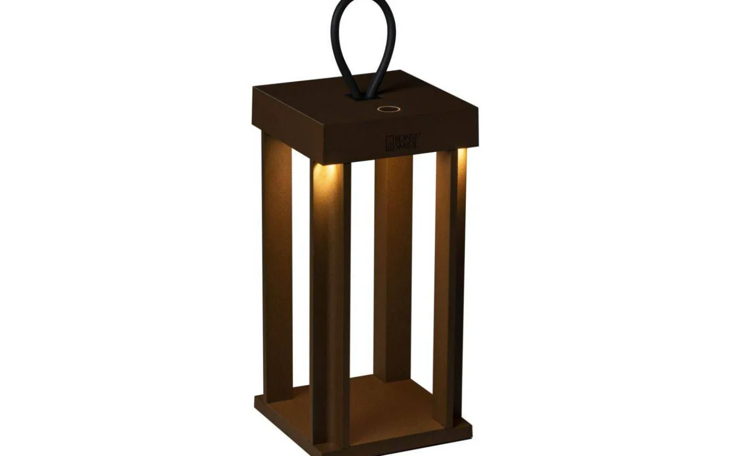 Uppladdningsbara Lampor Utomhus|Uppladdningsbara Lampor Utomhus<Konstsmide Cannes Uppladdningsbar Ljuslykta 42cm Rost IP54