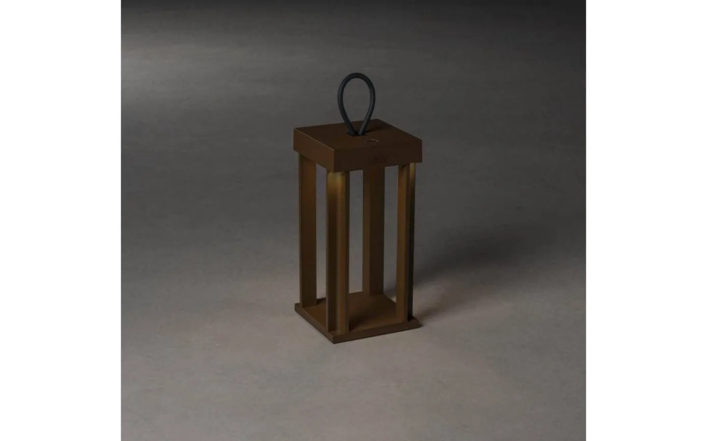 Uppladdningsbara Lampor Utomhus|Uppladdningsbara Lampor Utomhus<Konstsmide Cannes Uppladdningsbar Ljuslykta 42cm Rost IP54