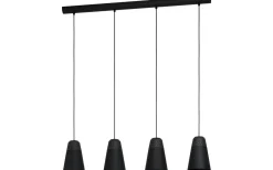 Kök & Matplats|Avlånga Taklampor<Eglo Canterras Taklampa 98cm 4L Svart