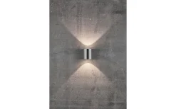 Upp Eller Nedljus Lampor|Upp & Nedljus Lampor<Nordlux Canto 2 Vägglampa LED 2700K 2x6W Rostfritt Stål IP44