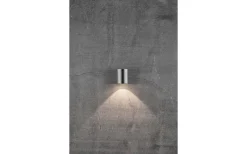 Upp Eller Nedljus Lampor|Upp & Nedljus Lampor<Nordlux Canto 2 Vägglampa LED 2700K 2x6W Rostfritt Stål IP44