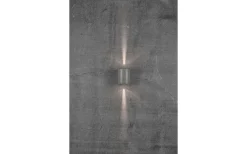 Upp Eller Nedljus Lampor|Upp & Nedljus Lampor<Nordlux Canto 2 Vägglampa LED 2700K 2x6W Grå IP44