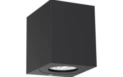 Upp & Nedljus Lampor<Nordlux Canto Kubi Seaside Vägglampa LED 3000K 2x6W Svart IP44