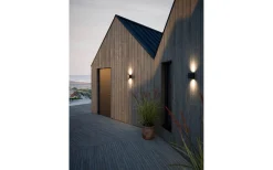 Upp & Nedljus Lampor<Nordlux Canto Kubi Seaside Vägglampa LED 3000K 2x6W Svart IP44